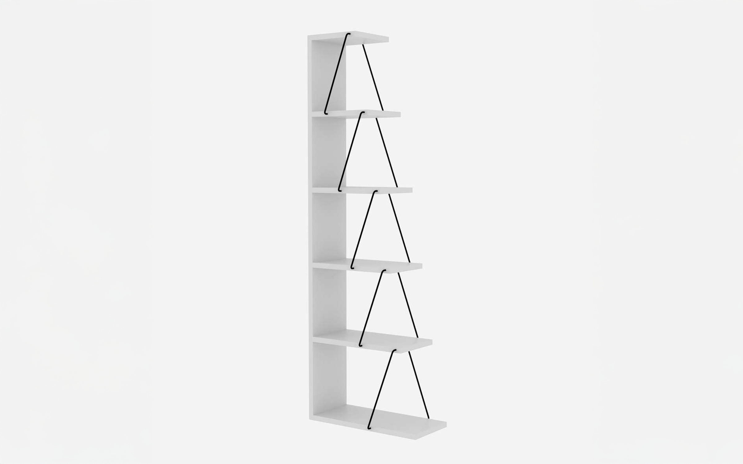 Etajera Fresco, alb  3